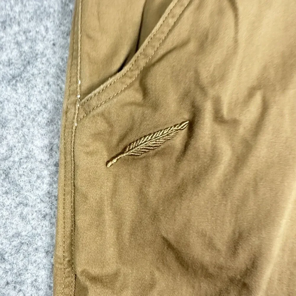 Publish Pants Mens Size 44 Tan Legacy Joggers Cotton Stretch Casual Preppy Logo
